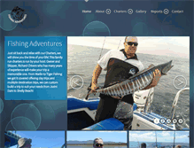 Tablet Screenshot of fishingadventures.co.za